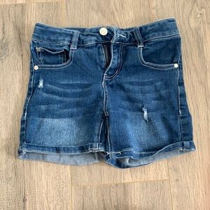 Girls SZ10 blue jean shorts